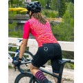New Antwerp 1920 Radtrikot Damen kurzarm pink (E22-4150)