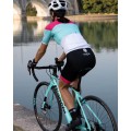 GORDONA Radtrikot Damen kurzarm weiß/celeste/pink (E21-4700) GORDONA Radtrikot Damen kurzarm weiß/celeste/pink (E21-4700)
