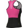 ALE COLOR BLOCK LADY TOP Radtrikot Damen ärmellos pink E22