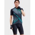 ALE FAST LADY Radtrikot Damen kurzarm schwarz