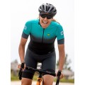 ALE GRADIENT LADY Radtrikot Damen kurzarm türkis ALE GRADIENT LADY Radtrikot Damen kurzarm türkis