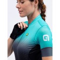 ALE GRADIENT LADY Radtrikot Damen kurzarm türkis ALE GRADIENT LADY Radtrikot Damen kurzarm türkis