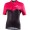 FLUMENDOSA Radtrikot Damen Kurzarm pink/schwarz (E20-4700)