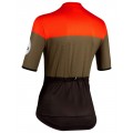 GORDONA Radtrikot Damen kurzarm schwarz/olivgrün/rot (E21-4120) GORDONA Radtrikot Damen kurzarm schwarz/olivgrün/rot (E21-4120)