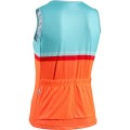LISCIA Radtrikot Damen ärmellos orange/celeste (E20-4120)