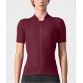 ANIMA 3-Radtrikot Damen kurzarm bordeaux