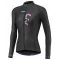 Liv Race Day Radtrikot Damen langarm schwarz