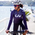 Liv BELIV Radtrikot Damen langarm lila Liv BELIV Radtrikot Damen langarm lila