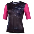 Lady Laser Radtrikot Damen kurzarm schwarz/pink (E22-4000) Lady Laser Radtrikot Damen kurzarm schwarz/pink (E22-4000)