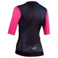 Lady Laser Radtrikot Damen kurzarm schwarz/pink (E22-4000) Lady Laser Radtrikot Damen kurzarm schwarz/pink (E22-4000)