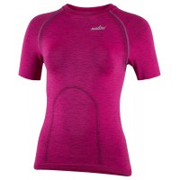 Lady Melange SS Funktionsunterhemd Damen kurzarm pink melange (I22-4100)