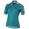 LAKE PLACID 1932 MTB Radtrikot Damen kurzarm türkis (E20-4200)