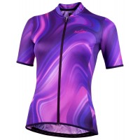 New Turin 2006 Radtrikot Damen kurzarm blau/lila (E22-4250)