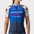 Quick Step-Alpha Vinyl 2022 Competizione Radtrikot Damen kurzarm-Radsport-Profi-Team Quick Step-Alpha Vinyl 2022 Competizione Radtrikot Damen kurzarm-Radsport-Profi-Team