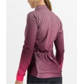 ROCKET W THERMAL JERSEY Damen Radtrikot langarm lila (mauve)