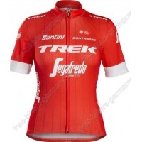 Trek Segafredo Damen Trägerhosen Sets 2018 Rot Radtrikot Kaufen
