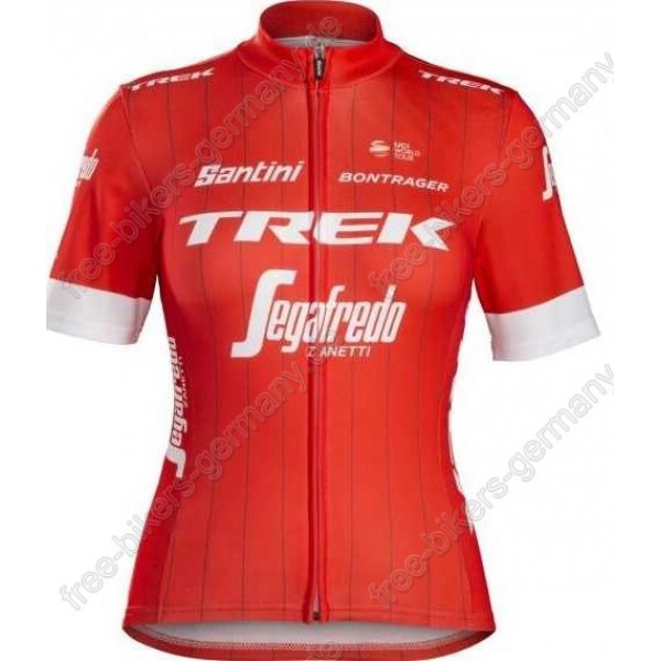 Trek Segafredo Damen Trägerhosen Sets 2018 Rot Radtrikot Kaufen