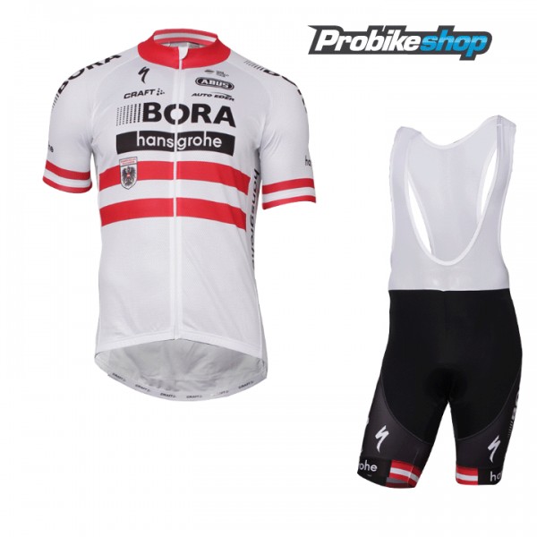 2017-2018 Bora Hansgrohe Österreichischer Meister Fahrradbekleidung Satz Fahrradtrikot Kurzarm Trikot und Kurz Tr Radtrikot Kaufen