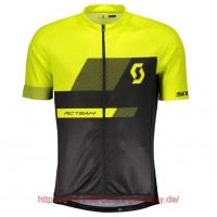 2018 Scott RC TEAM 10 sulphur gelb Fahrradbekleidung Radtrikot Satz Kurzarm Radtrikot Kaufen