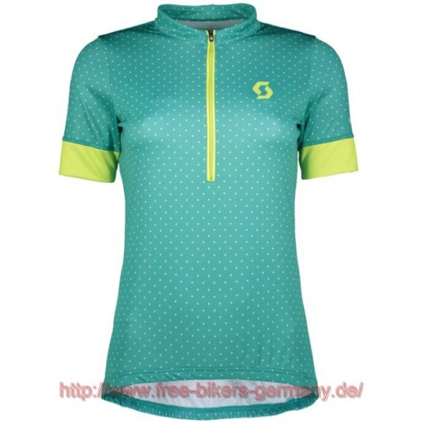 2018 Scott ENDURANCE 30 baltic turquoise Damen Fahrradbekleidung Radtrikot Satz Kurzarm Radtrikot Kaufen