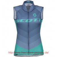 2018 Scott RC PRO ensign blau Damen ärmelloses Trikot Radtrikot Kaufen