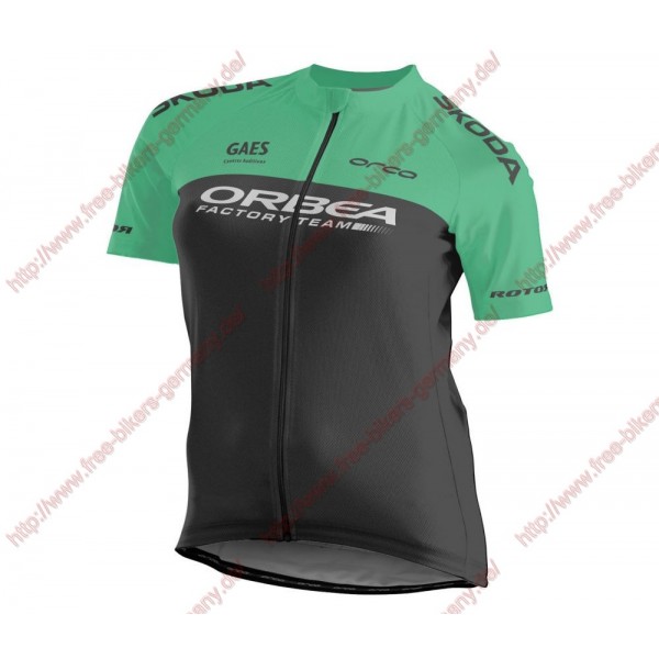 Radsport 2018 Orbea Factory Team Skoda Damen Trikot Kurzarm Radtrikot Kaufen