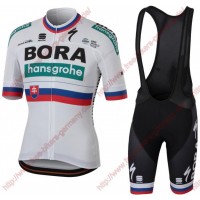 Radsport BORA-hansgrohe Slovak champion 2018 Radbekleidung Satz Trikot Kurzarm+Trägerh Radtrikot Kaufen