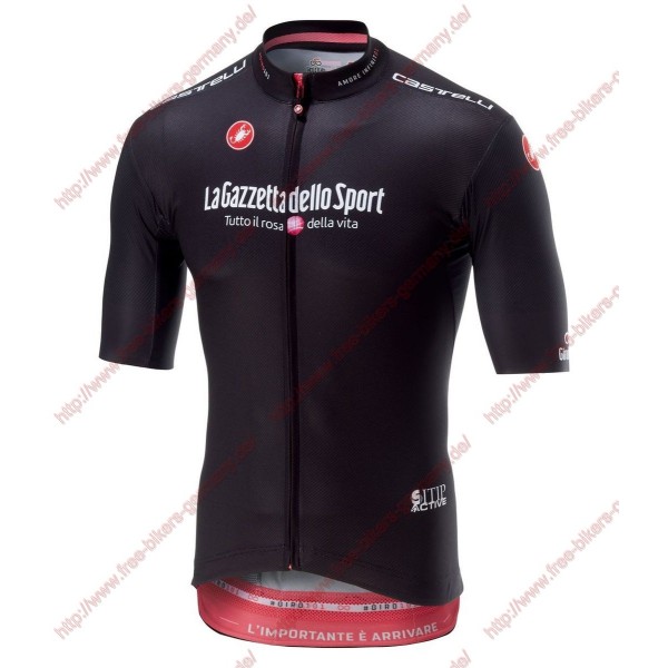 Radsport Giro d'Italia 2018 schwarz Trikot Kurzarm Radtrikot Kaufen