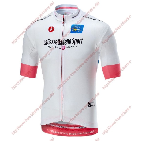 Radsport Giro d'Italia 2018 Weiß Trikot Kurzarm Radtrikot Kaufen