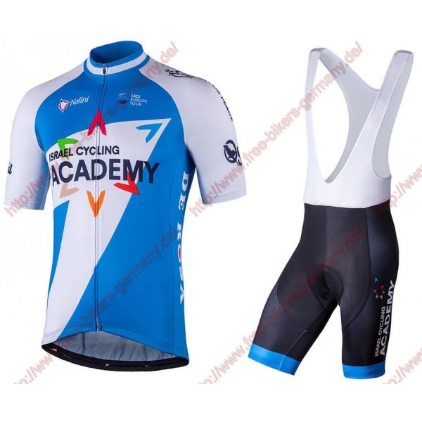 Radsport ISRAEL CYCLING ACADEMY 2018 Radbekleidung Satz Trikot Kurzarm+Trägerh Radtrikot Kaufen