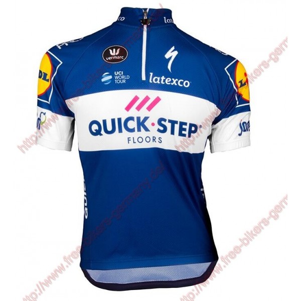 Radsport QUICK-STEP FLOORS 2018 Kinder Trikot Kurzarm Radtrikot Kaufen