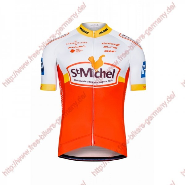 Radsport SAINT MICHEL AUBER 93 Trikot Kurzarm Radtrikot Kaufen
