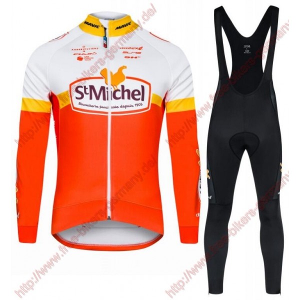 Radsport SAINT MICHEL AUBER 93 Pro Fahrradbekleidung Trikot Langarm+Lang Tr Radtrikot Kaufen