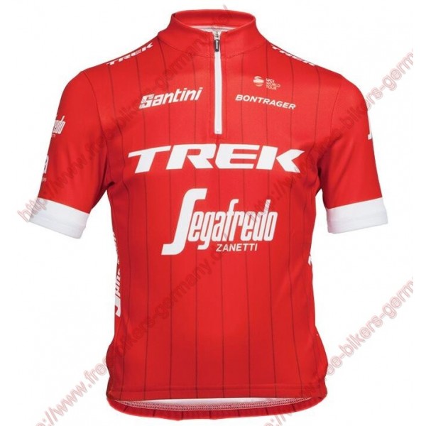 Radsport TREK-SEGAFREDO 2018 Kinder Trikot Kurzarm Radtrikot Kaufen