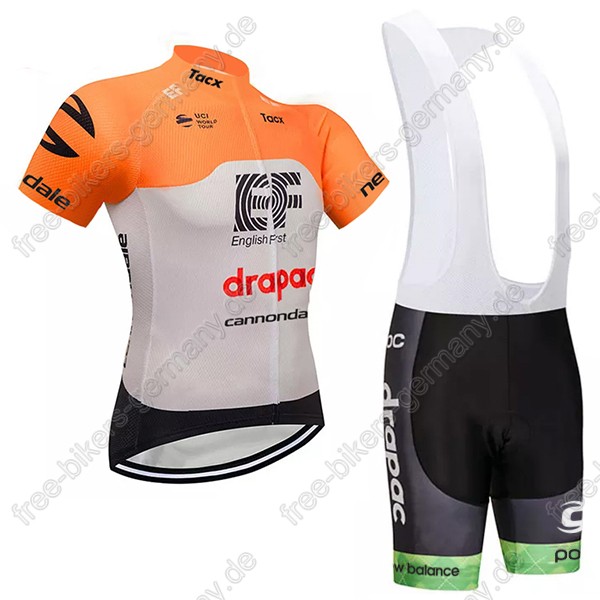 Cannondale Drapac Orange Radbekleidung Satz Trikot Kurzarm+Trägerhosen  Radtrikot Kaufen