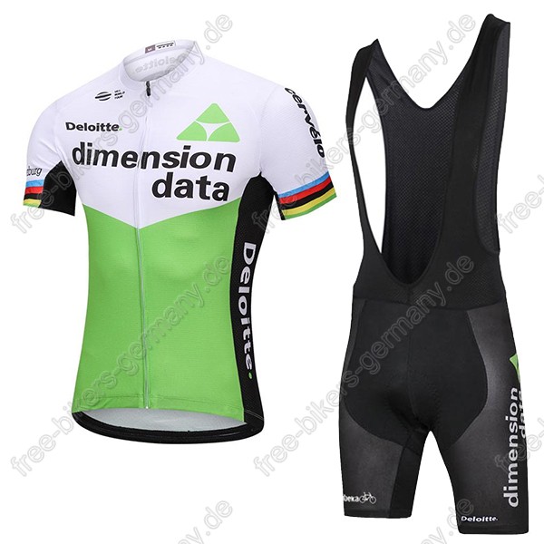 Dimension Data Radbekleidung Satz Trikot Kurzarm+Trägerhosen  Radtrikot Kaufen