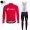 Profiteam 2018 Cube rot winter thermal fleece Fahrradbekleidung Trikot Langarm+Lang Tr Radtrikot Kaufen