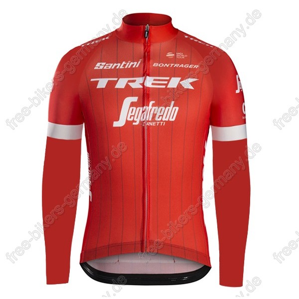 Profiteam 2018 TREK SEGAFREDO Pro rot Trikot Langarm Radtrikot Kaufen