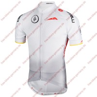 Profiteam 2018 Dubai Tour Weiß Trikot Kurzarm Outlet Radtrikot Kaufen