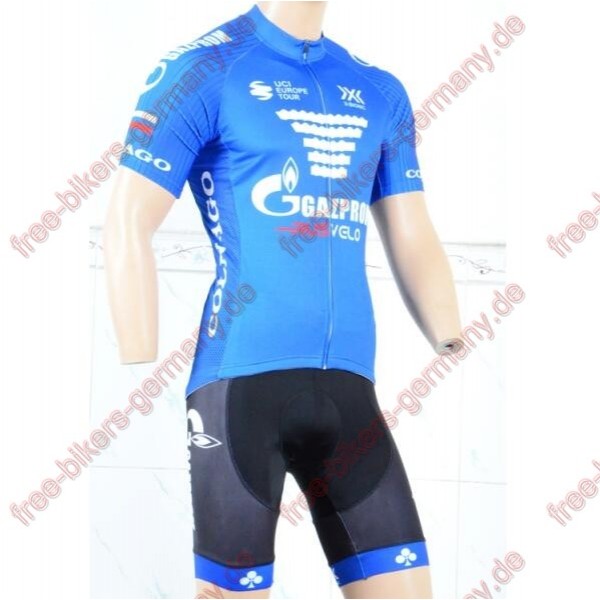 Profiteam 2018 Gazprom-Rusvelo Fahrradbekleidung Trikot Kurzarm Radtrikot Kaufen