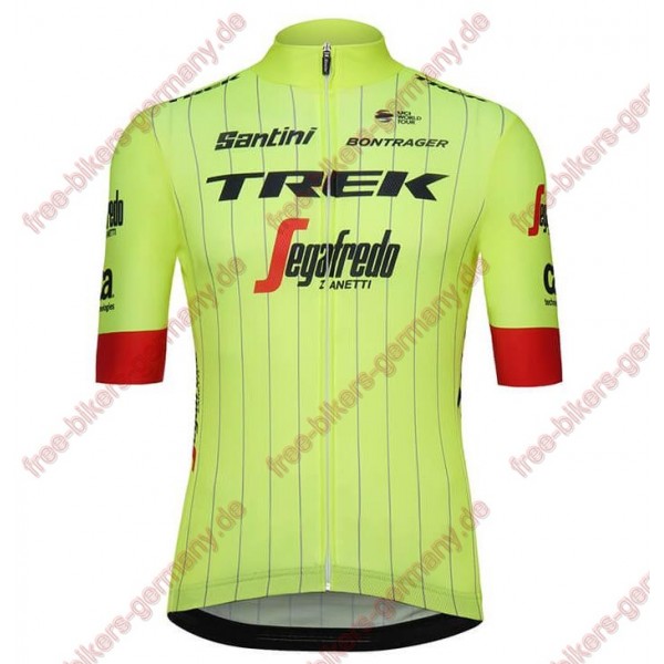 Profiteam 2018 Trek Segafredo fluo gelb Trikot Kurzarm Outlet Radtrikot Kaufen