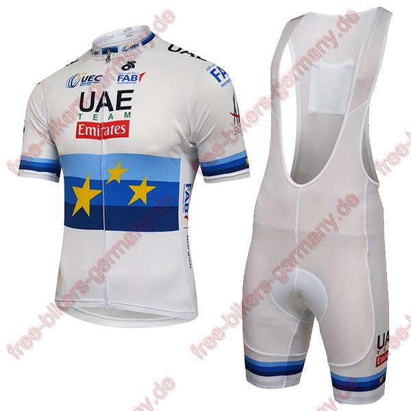 Profiteam 2018 UAE EUROPEAN CHAMPION Radbekleidung Satz Trikot Kurzarm+Trägerh Radtrikot Kaufen Profiteam 2018 UAE EUROPEAN CHAMPION Radbekleidung Satz Trikot Kurzarm+Trägerh Radtrikot Kaufen