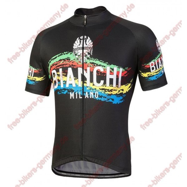 Profiteam 2018 Bianchi Milano Misegna schwarz Trikot Kurzarm 44253LZ Radtrikot Kaufen Profiteam 2018 Bianchi Milano Misegna schwarz Trikot Kurzarm 44253LZ Radtrikot Kaufen
