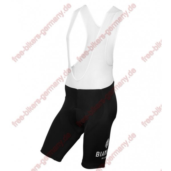 Profiteam 2018 Bianchi Milano Attone schwarz Trägerhosen Set 69453PH Radtrikot Kaufen