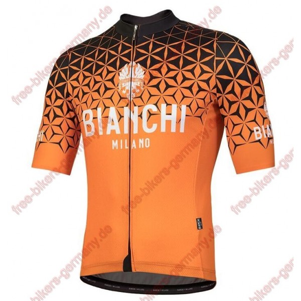 Profiteam 2018 Bianchi Milano Conca orange Trikot Kurzarm 83461EF Radtrikot Kaufen