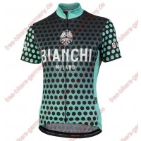 Profiteam 2018 Bianchi Milano Gravina Blau Damen Trikot Kurzarm 85256RJ Radtrikot Kaufen