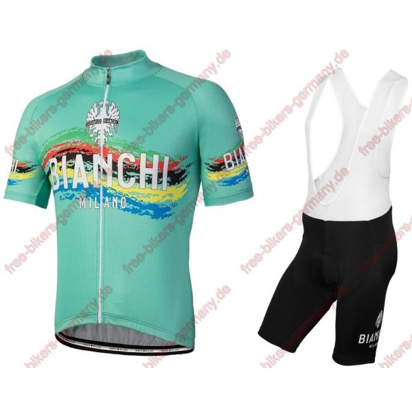 Profiteam 2018 Bianchi Milano Radbekleidung Satz Trikot Kurzarm+Trägerhosen Sets Radtrikot Kaufen Profiteam 2018 Bianchi Milano Radbekleidung Satz Trikot Kurzarm+Trägerhosen Sets Radtrikot Kaufen