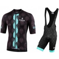 Fahrradbekleidung Radsport 2020 BIANCHI MILANO Roncaccio Trikot Kurzarm Outlet+Palizzi Trägerhosen Set Radtrikot Kaufen