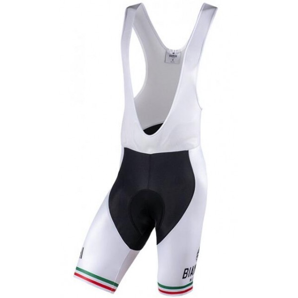 Fahrradbekleidung Radsport 2020 BIANCHI MILANO Pelau Trägerhosen Set schwarz/Weiß Radtrikot Kaufen