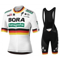Fahrradbekleidung Radsport 2020 BORA-hansgrohe Deutscher Meister Radbekleidung Satz Trikot Kurzarm+Trägerhosen Se Radtrikot Kaufen